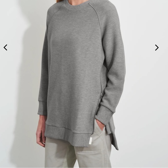 Varley Grey Crewneck Sweater - Picture 5 of 5